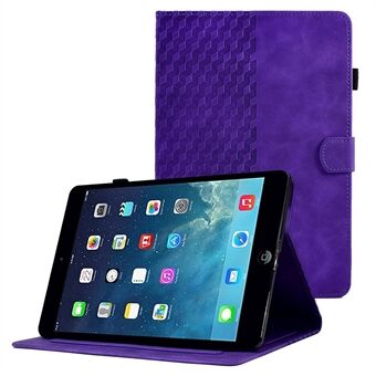 For iPad Mini / Mini 2 / mini 3 / mini 4 Auto Wake / Sleep Shockproof Case Anti-Drop Pattern Imprinted Tablet Cover with Card Slots / Stand