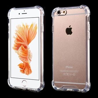 Acrylic Back + TPU Edge Back Cover for iPhone 6s 6 - Transparent