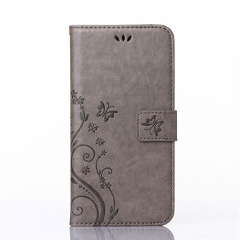 Imprint Butterfly Flower Leather Wallet Case for iPhone 6s/6 4.7-inch