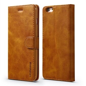 LC.IMEEKE Genuine Split Leather Wallet Phone Casing with Stand for iPhone 6s / 6