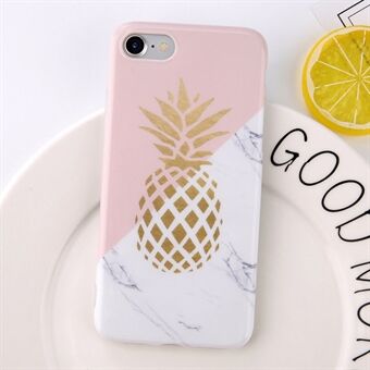 Marble Pineapple Pattern Soft TPU Shockproof Back Phone Case for iPhone 6/6s