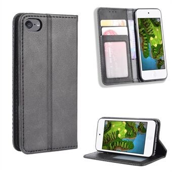 Auto-absorbed Retro PU Leather Wallet Phone Cover for iPod touch 5/touch 6/touch 7