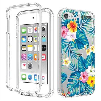For iPod Touch 5 / Touch 6 / Touch (2019) Pattern Printing Design Phone Case Hard PC Soft TPU Scratch Resistant Clear Cover