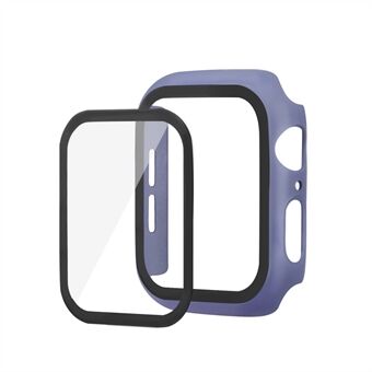 HAT PRINCE For Apple Watch Series 5 / 4 44mm PC Frame + Tempered Glass Protector Smart Watch Case