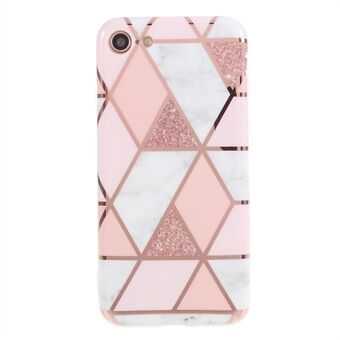Marble Pattern IMD TPU Back Case for iPhone SE 2nd Gen (2020)/7/8 4.7-inch