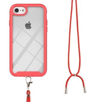 Hybrid Shell Hard PC and TPU Back Impact Defender Rugged Cover with Lanyard for iPhone SE (2nd Generation) / iPhone 8 4.7 inch / iPhone 7 4.7 inch