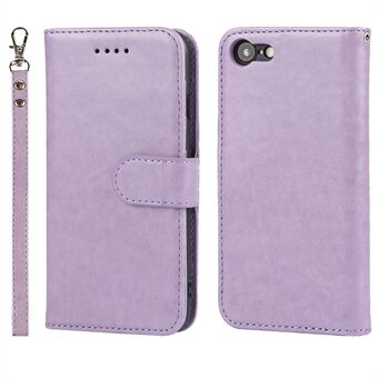 Drop-Proof R61 Texture Felled Seam PU Leather Wallet Mobile Cover Shell for iPhone SE (2nd Generation)/8 4.7 inch/7 4.7 inch