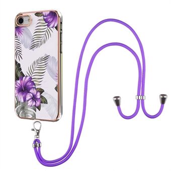 IMD IML Pattern Good-Touch-Feeling TPU Phone Case with Lanyard for iPhone SE (2nd Generation)/8 4.7 inch/7 4.7 inch