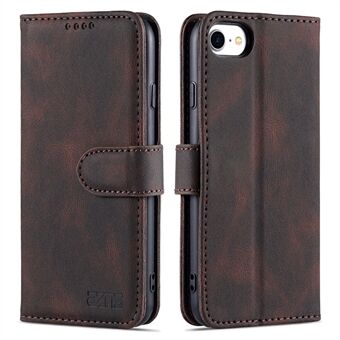 AZNS Shock-Absorbed Leather Phone Cover + Soft TPU Inner Shell Wallet Stand Case for iPhone SE (2nd Generation)/8 4.7 inch/7 4.7 inch