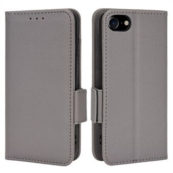 For iPhone 6/6s/7/8 4.7 inch/SE (2nd Generation) Well-protected Stand Wallet Litchi Texture PU Leather Cover TPU Interior Protective Case