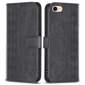 For iPhone 6 / 6s / 7 / 8 Shockproof PU Leather+TPU Flip Cover Imprinted Pattern Wallet Phone Case