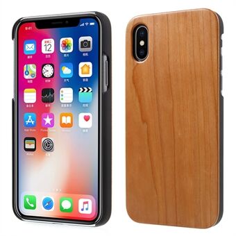 Real Wood Skin PC Hard Cover Case for iPhone X 5.8 inch