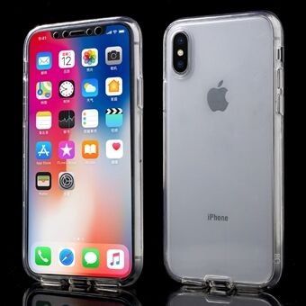 Touchable Acrylic Front + Flexible TPU Back Cover for iPhone X / XS 5.8 inch