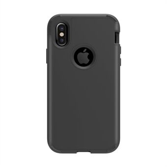 Detachable Shockproof PC + TPU Hybrid Case for iphone XS/X 5.8 inch - Black