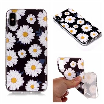 Pattern Printing Matte Surface IMD TPU Case for iPhone XS/X 5.8 inch
