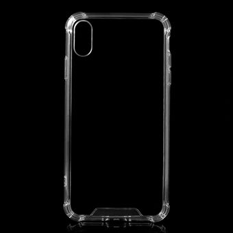 Impact Resistant TPU Frame + Acrylic Back Hybrid Phone Cover for iPhone X/XS 5.8 inch - Transparent