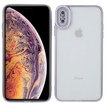 Anti-drop Precise Cutout Protective Cover Electroplating Clear Phone Case for iPhone XS 5.8 inch/iPhone X