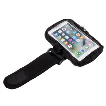 Dual Zipper Sports Running Armband with Adjustable  Closure for iPhone 8 Plus/Samsung Galaxy J7 (2017) etc