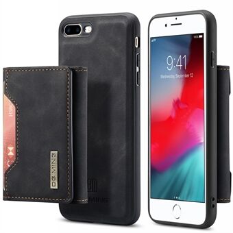 DG.MING M2 Series Detachable Wallet Leather Case Kickstand Magnetic Cover Compatible with Wireless Charging for iPhone 7 Plus 5.5 inch / 8 Plus 5.5 inch