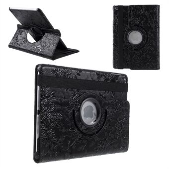 Grapevine Pattern 360 Degree Rotary Stand Leather Case for iPad 9.7 inch (2018) / 9.7 inch (2017)