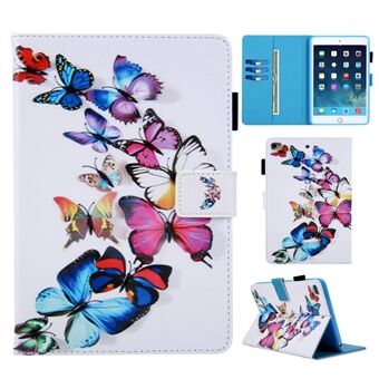 Pattern Printing Wallet Stand Leather Case for iPad 9.7 (2018)/9.7 (2017)/Air 2/Air