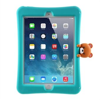PEPKOO 3D Doll Decor Silicone Tablet Cover Case for iPad 9.7-inch (2017)/(2018)