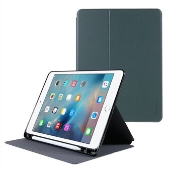X-LEVEL Folio Stand Litchi Texture PU Leather Auto Wake/Sleep Cover with Pencil Holder for iPad 9.7-inch(2017)/(2018) / Air (2013)/Air 2 / iPad Pro 9.7 inch (2016)