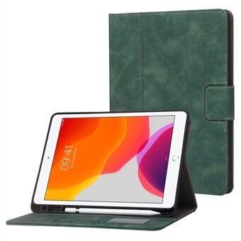 PU Leather Tablet Case for iPad 9.7-inch (2018)/(2017)/iPad Air (2013)/Air 2, Wallet Stand Magnetic Protective Cover with Pen Slot
