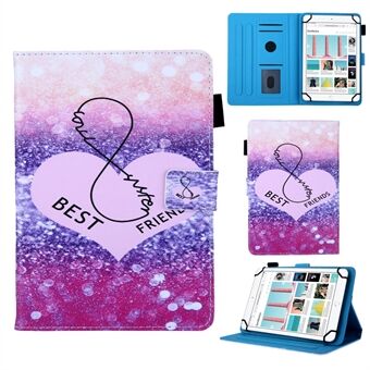 Pattern Printing Leather Flip Tablet Case for 10-Inch Tablet