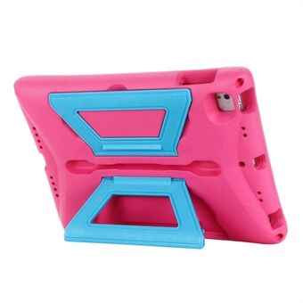 For iPad Air (2013) / Air 2 / iPad 9.7-inch (2017) / (2018) Shockproof EVA + PC Tablet Cover Kickstand Protective Case with Shoulder Strap