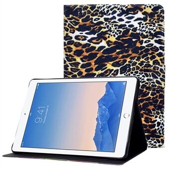 For iPad Air (2013) / Air 2 / iPad 9.7-inch (2017) / (2018) Pattern Printing Tablet Cover PU Leather Stand Card Slots Magnetic Clasp Case