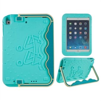 For iPad Air (2013) / Air 2 / iPad 9.7-inch (2017) / (2018) Paddling Boat Style  EVA + ABS Shockproof Case Adjustable Kickstand Tablet Protective Cover