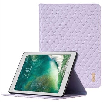 BINFEN COLOR For iPad 9.7-inch (2017) / (2018)  /  iPad Air (2013) / Air 2 Shockproof Case Imprinted Full Protection PU Leather Tablet Case with Card Holder / Stand