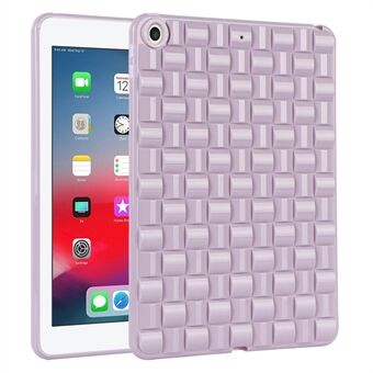 For iPad 9.7-inch (2017) / 9.7-inch (2018) Anti-Drop Soft TPU Case Woven Texture Protective Tablet Cover