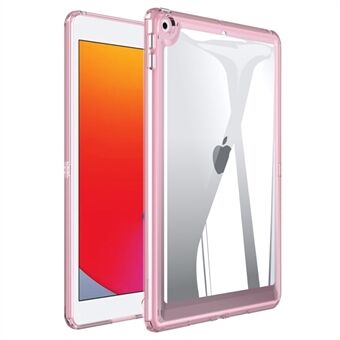 Acrylic+TPU Back Cover for iPad 9.7-inch (2017) / (2018) Shockproof Transparent Tablet Case