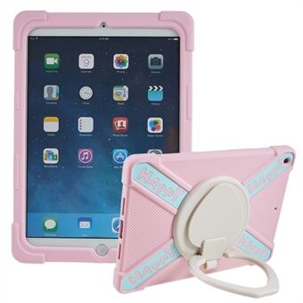 Tablet Case for iPad 9.7-inch (2017) / (2018) PC + Silicone 360 Degree Rotary Kickstand Protective Cover