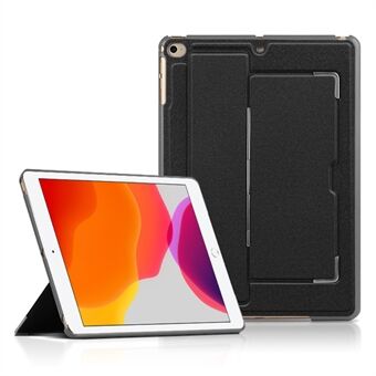 For iPad 9.7-inch (2017) / (2018) PU Leather+TPU Tablet Case Rotating Shaft Kickstand Protective Cover