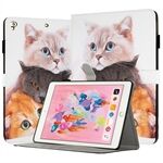 For iPad 9.7-inch (2017) / (2018) / iPad Air (2013) / Air 2 PU Leather Tablet Case Pattern Printing Shockproof Cover with Card Holder
