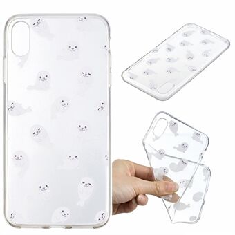 Pattern Printing IMD TPU Back Case for iPhone XR 6.1-inch