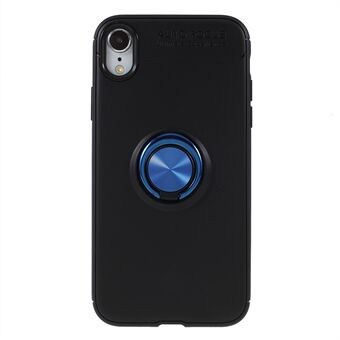 Metal Finger Ring Kickstand TPU Mobile Back Case for iPhone XR 6.1 inch