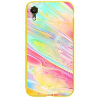 NILLKIN Ombre Case for iPhone XR 6.1 inch [Colorful Mirror Effect Back 2.5D Tempered Glass + Magnetic Hard PC]