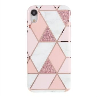 Marble Pattern IMD TPU Shell Case for iPhone XR 6.1 inch