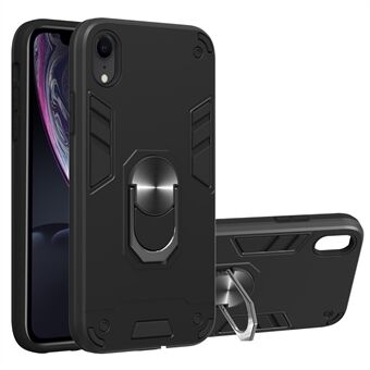 Detachable 2-in-1 PC + TPU Combo Phone Shell with Kickstand for iPhone XR 6.1 inch