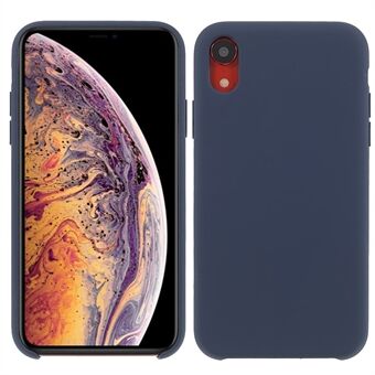 Solid Silicone Silky-Soft Touch Full-Body Protective Case for iPhone XR 6.1 inch