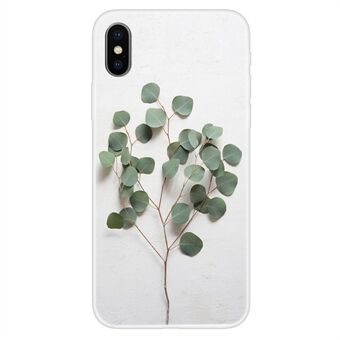 For iPhone XS Max 6.5 inch Pattern Printing Soft TPU Case