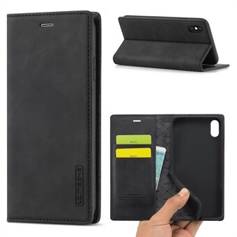 LC.IMEEKE Leather Wallet Stand Strong Magnetic Phone Protective Shell for iPhone XS Max