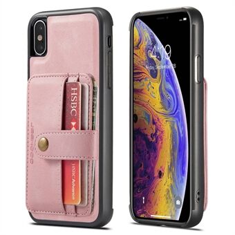 JEEHOOD Anti-Scratch Phone Case for iPhone XS Max 6.5 inch Shockproof Wallet Phone Cover Protector Support Wireless Charging/RFID Blocking
