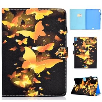 Pattern Printing Card Holder Stand Leather Case for iPad Pro 11-inch (2018)