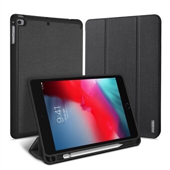 DUX DUCIS Domo Series Business Style Tri-fold Stand Smart Wake/Sleep Leather Case for Apple iPad mini (2019) 7.9 inch