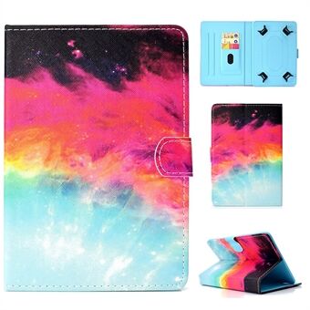 Universal 8-inch Tablet Patterned PU Leather Card Holder Case for iPad mini 5 / Lenovo Tab 4 8 etc